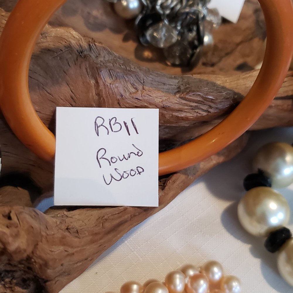 Round Wood Bracelet
